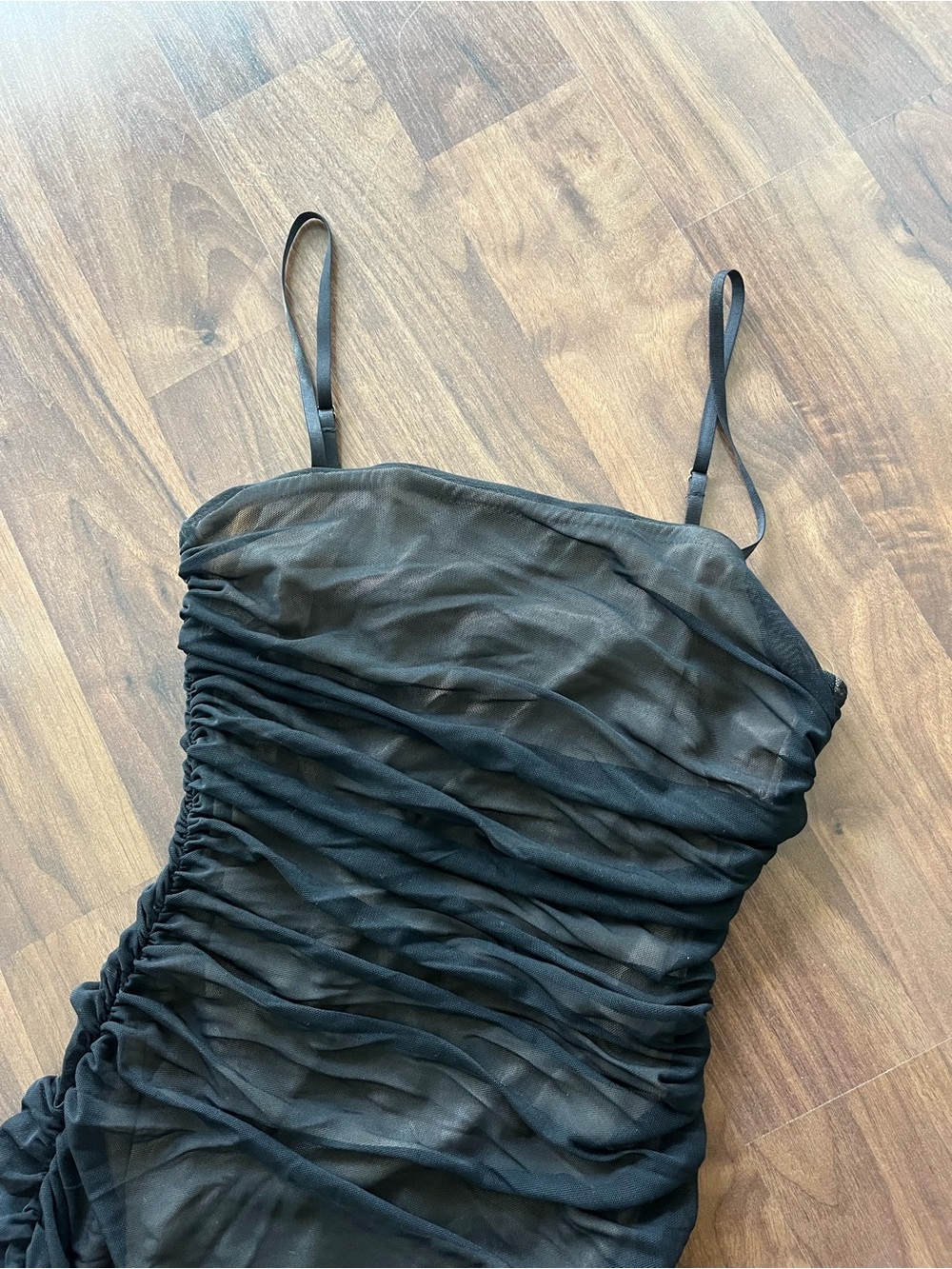 Sexy “HONEY” Black Midi Dress - Sleek Strappy Evening Dress